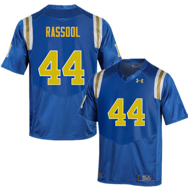Men #44 Alex Rassool UCLA Bruins Under Armour College Football Jerseys Sale-Blue